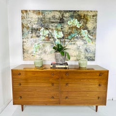 Mid Century Walnut Dresser by Greta Grossman