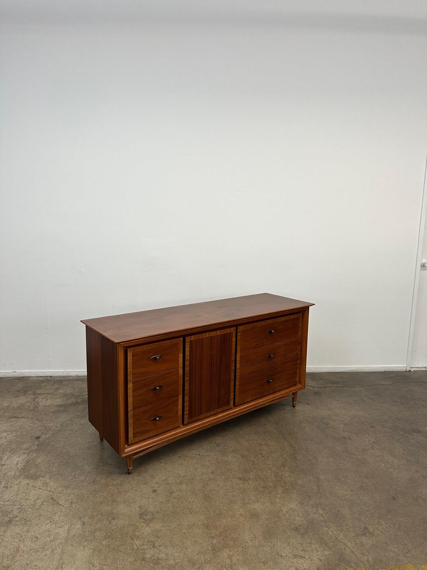 Mid Century Walnut Dresser by Kroehler 3