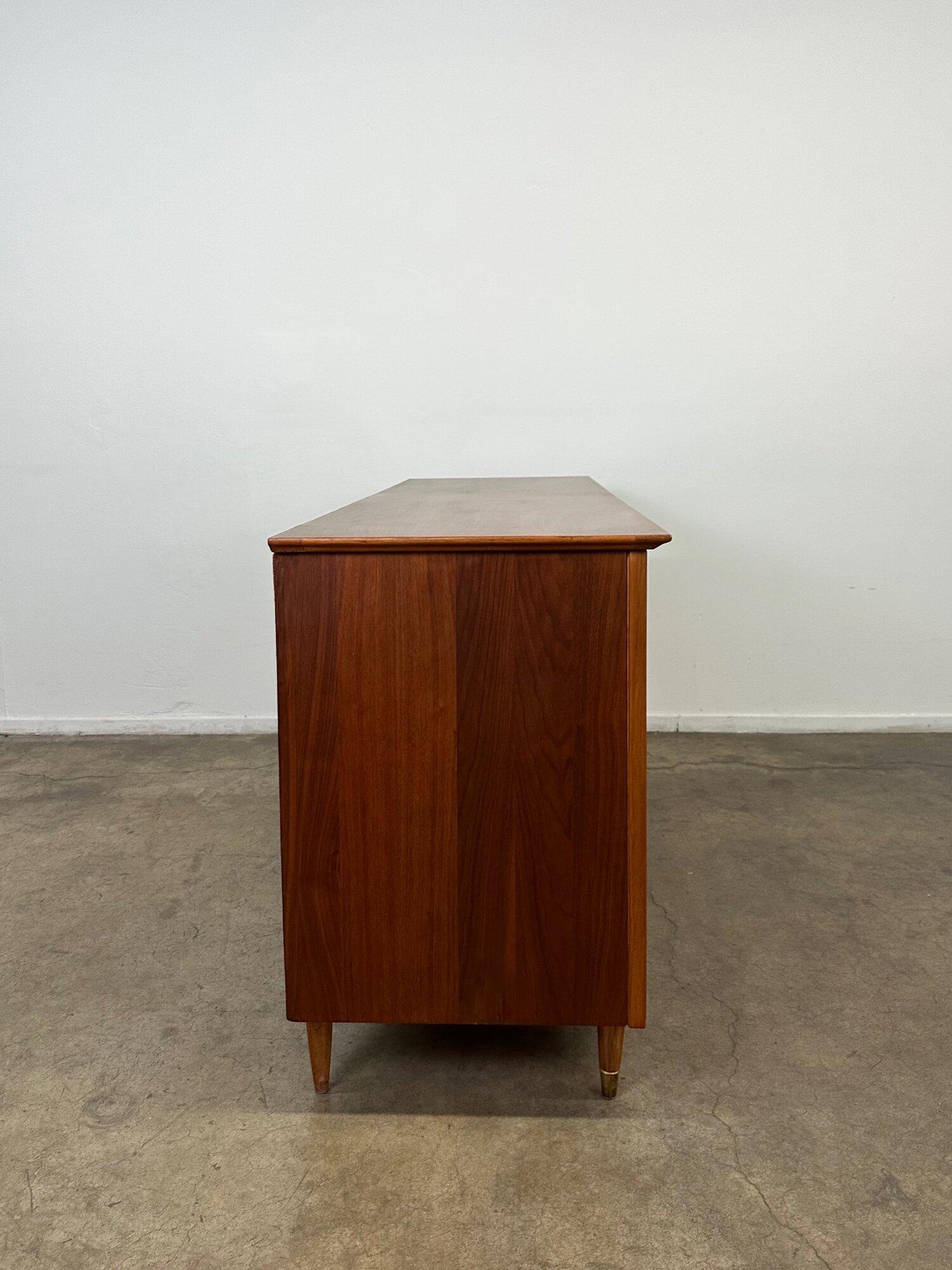 Mid Century Walnut Dresser by Kroehler 5