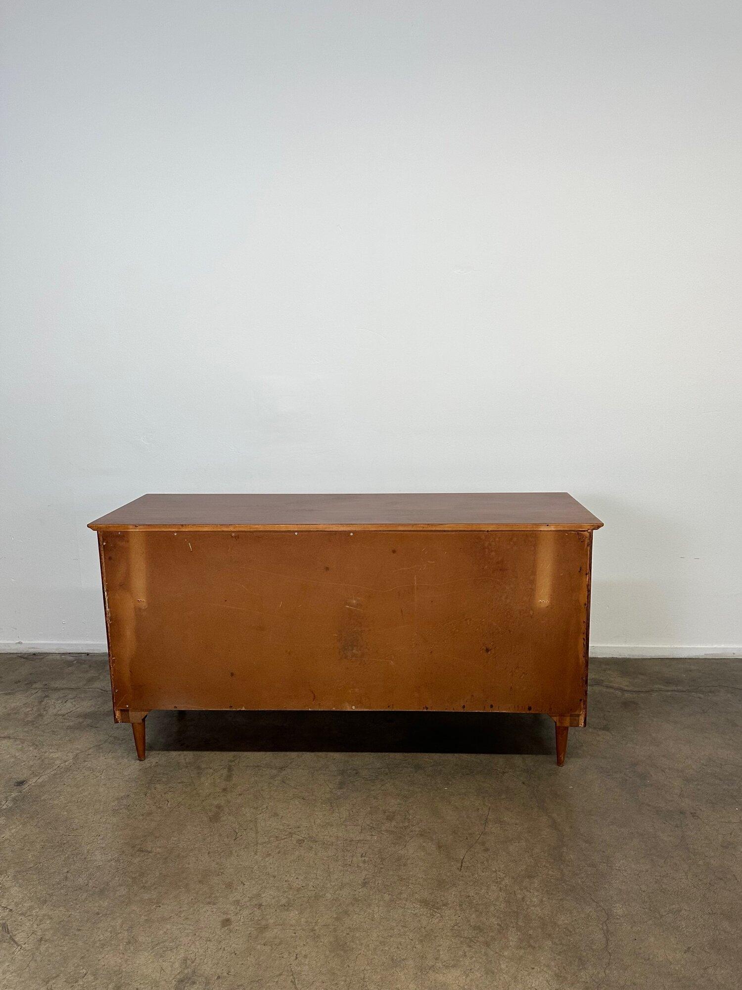 Mid Century Walnut Dresser by Kroehler 6