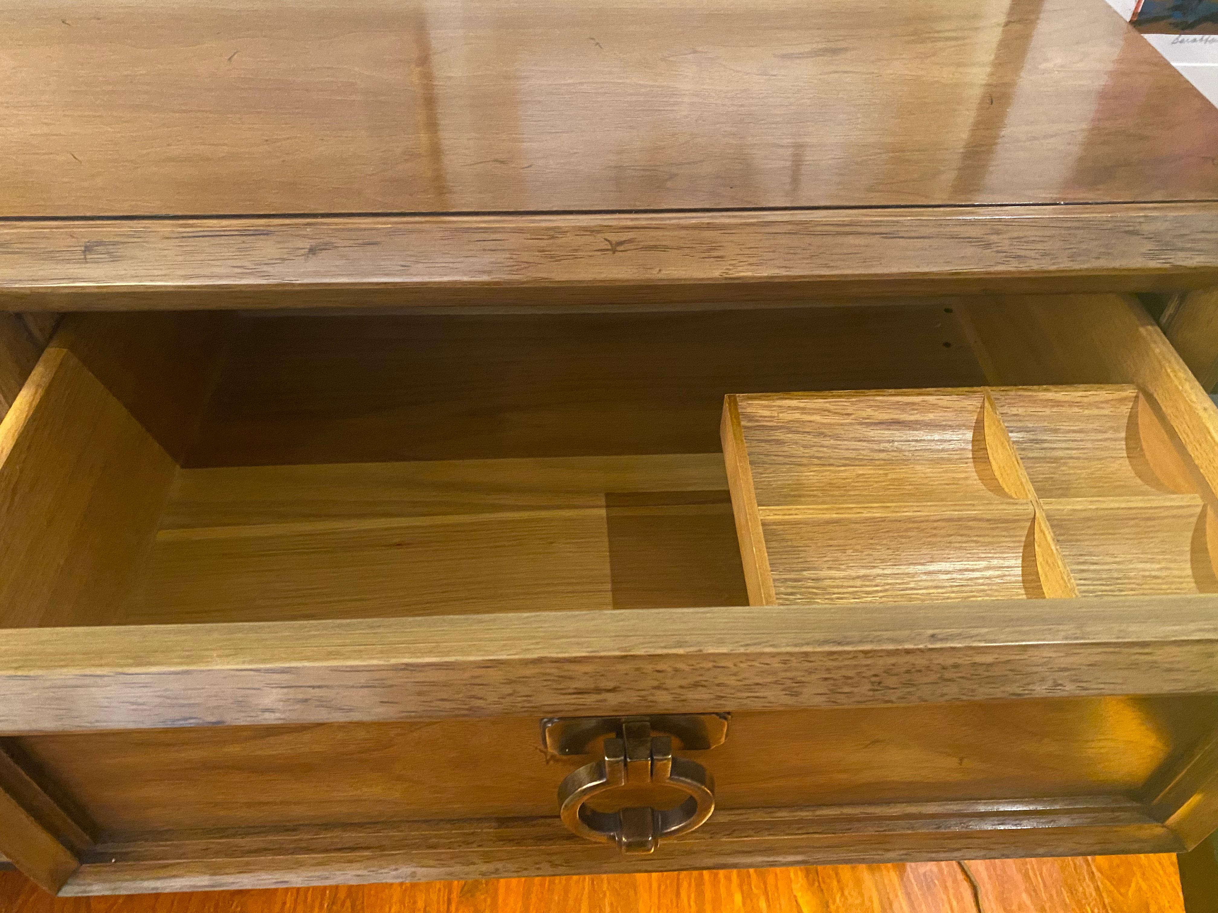 American Mid-Century Walnut Dresser by Thomasville