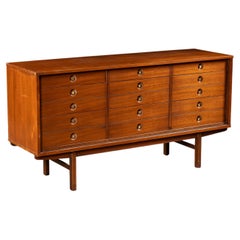 Mid-Century Walnut Dresser by United