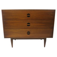 Mid Century Walnut Dresser Chest in the style of Arne Vodder ( A )