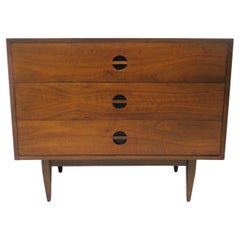 Mid Century Walnut Dresser Chest in the style of Arne Vodder ( B ) 