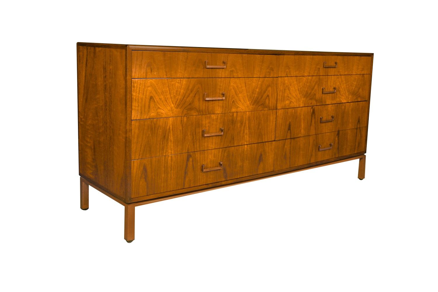Mid-Century Modern Mid-Century Walnut Dresser Founders Furniture Attributed to Jack Cartwright For Sale