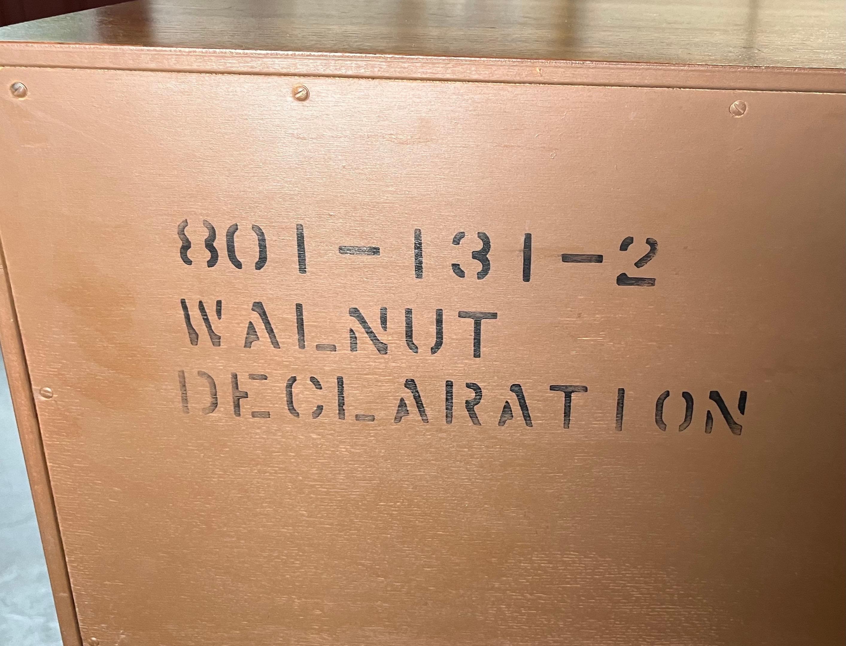 Mid-Century Walnut Dresser Or Credenza By Kipp Stewart For Drexel Declaration 2