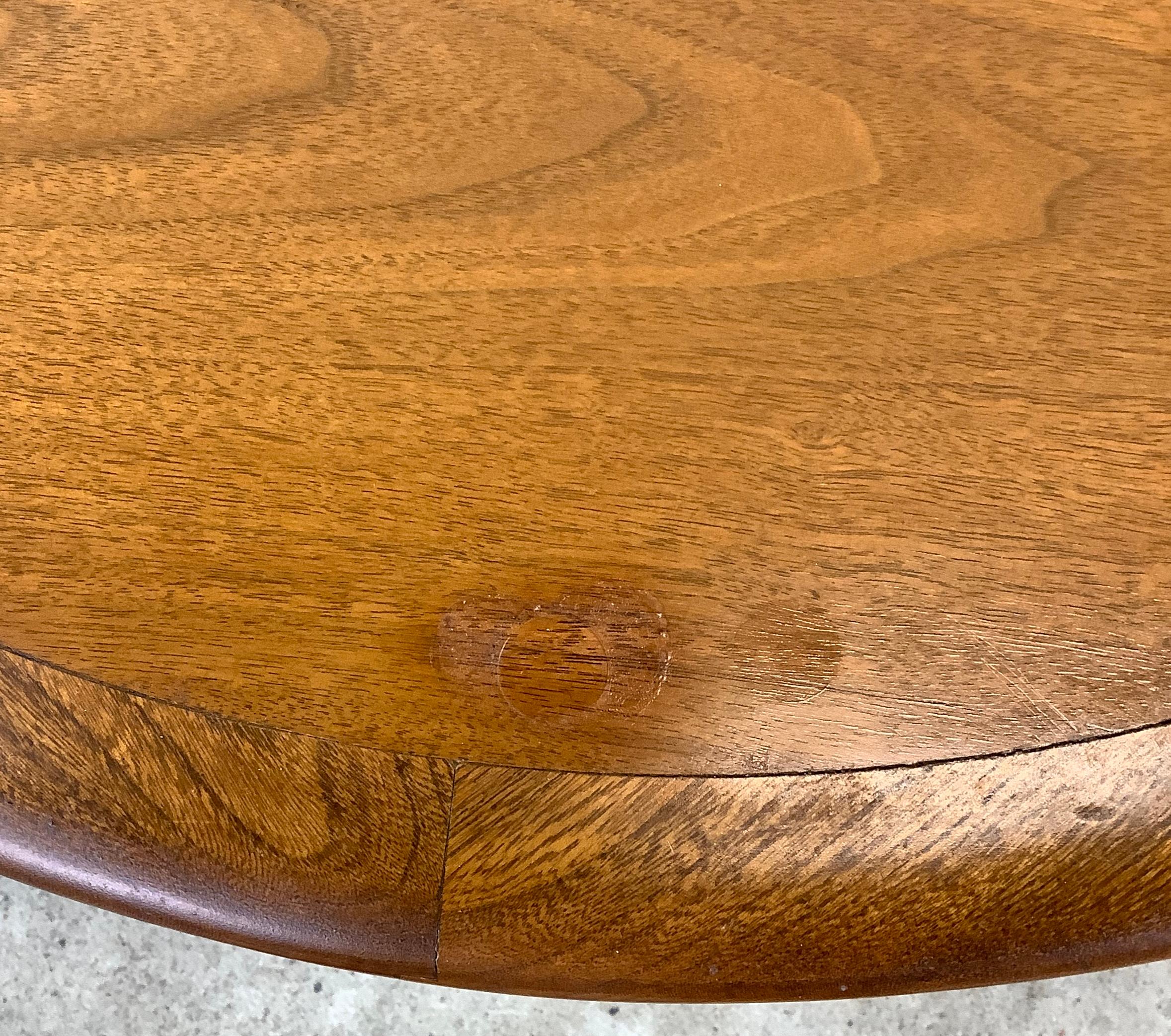 Mid-Century Walnut End Table For Sale 6