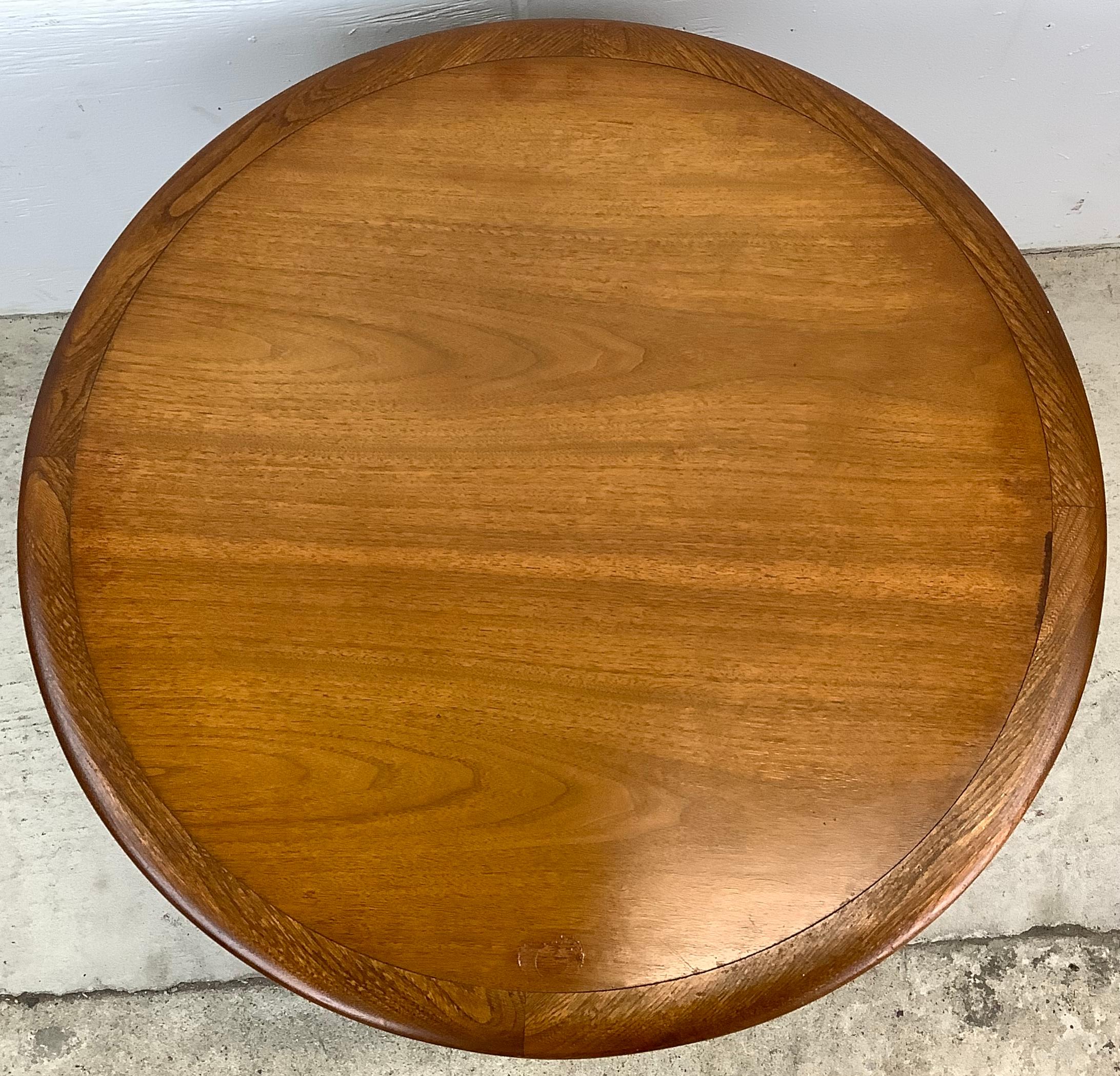 Mid-Century Walnut End Table For Sale 11