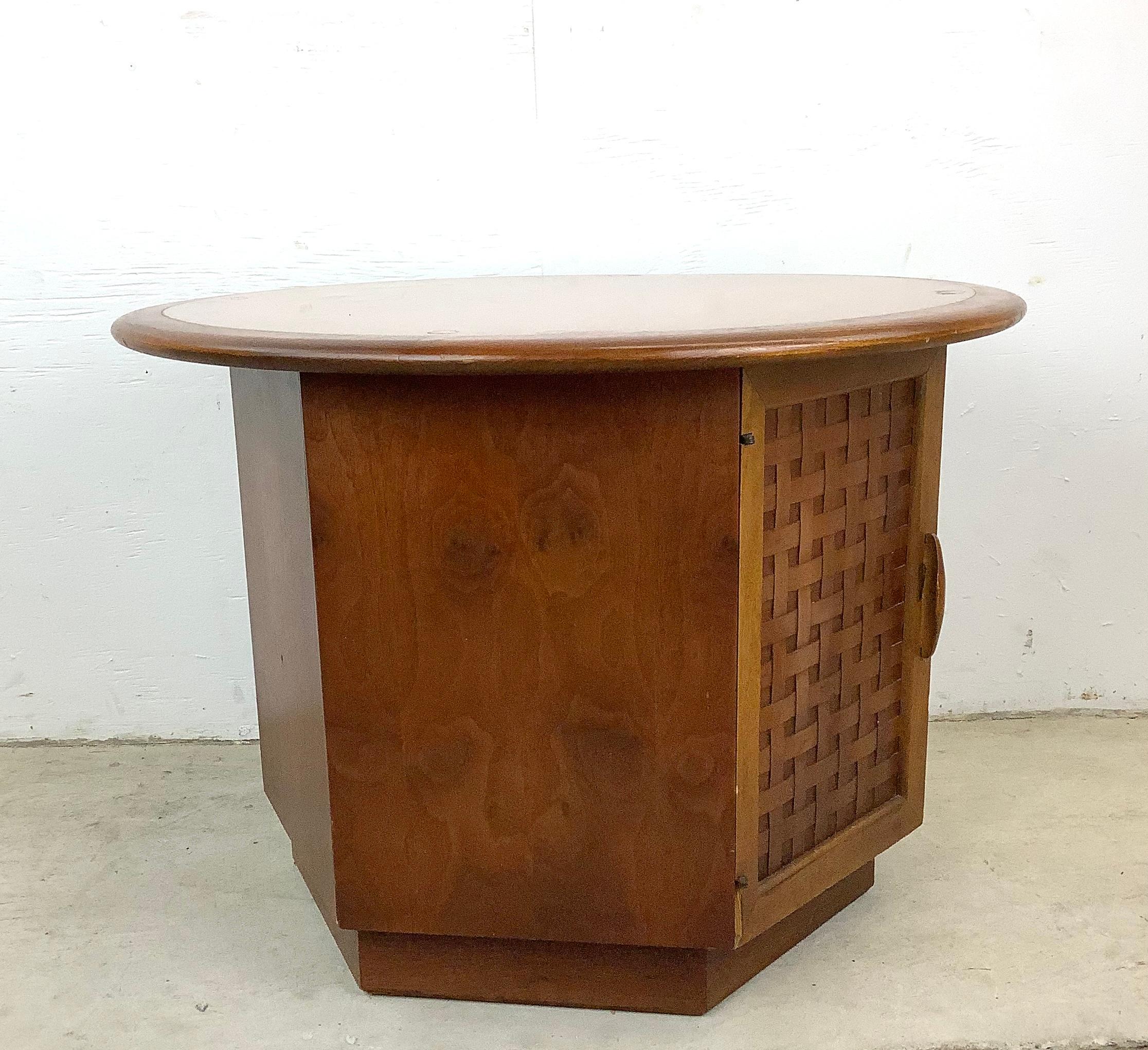Other Mid-Century Walnut End Table For Sale