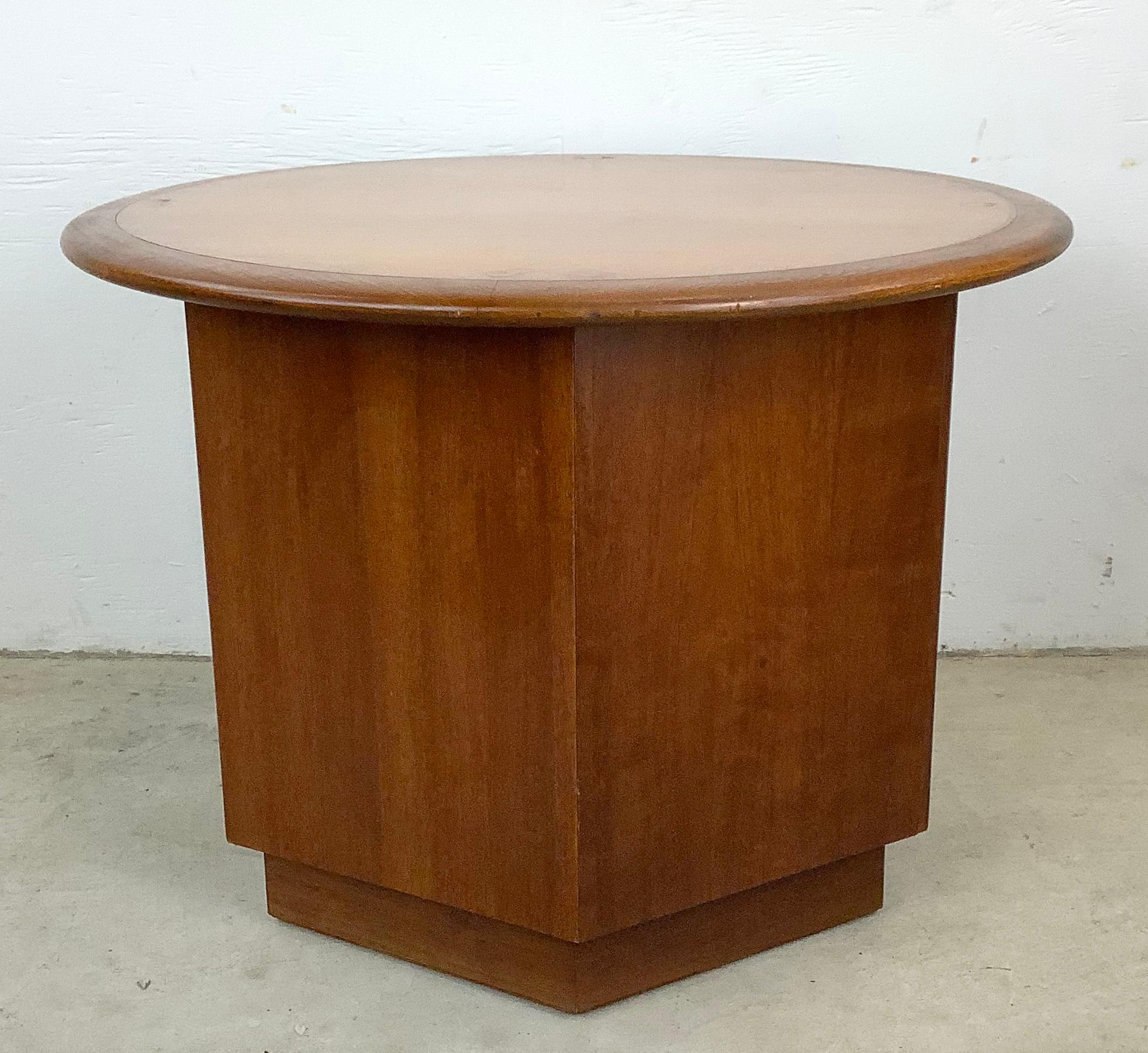 20th Century Mid-Century Walnut End Table For Sale