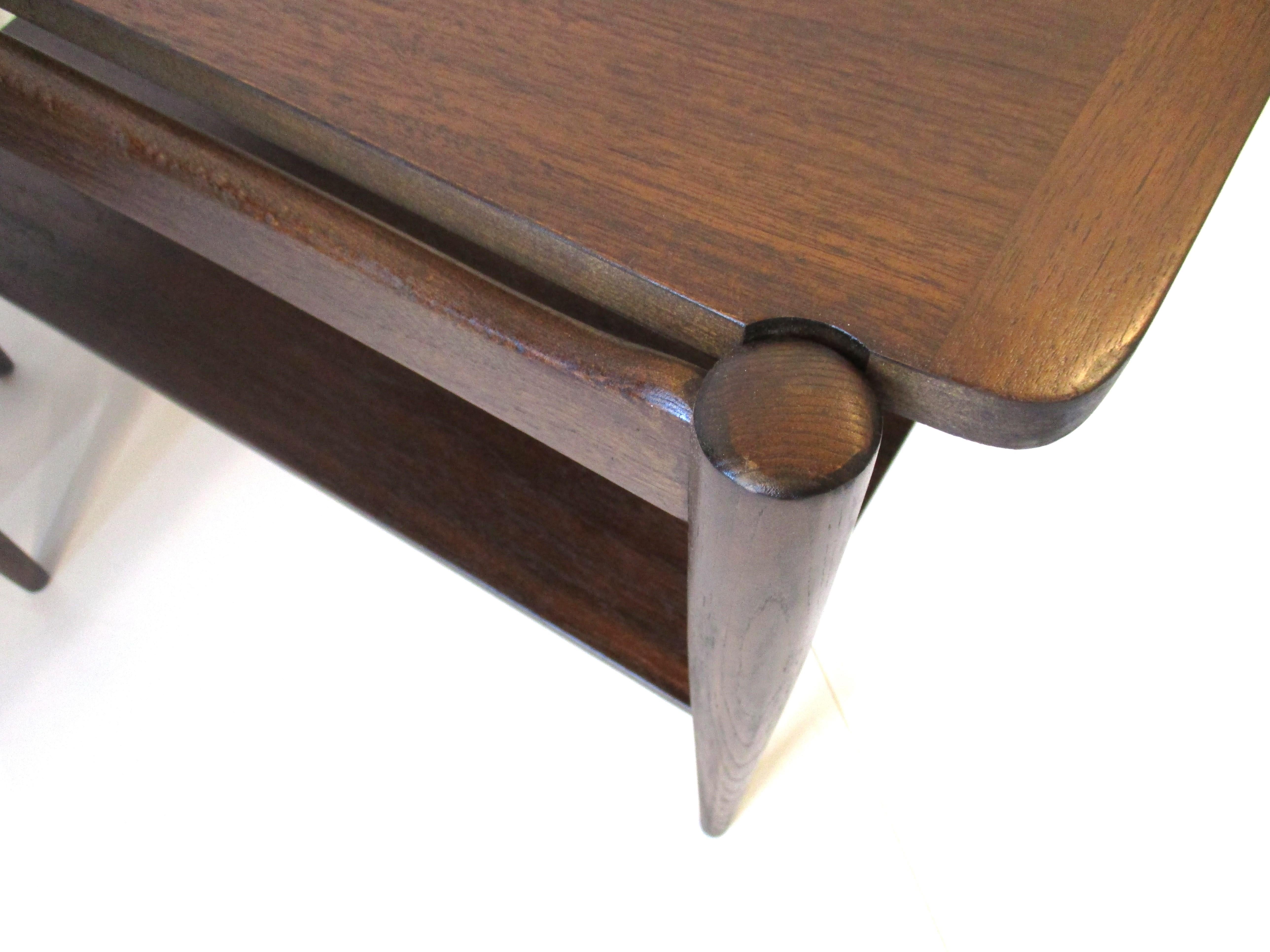 Midcentury Walnut End Tables by Bassett in the Style of Grete Jalk 3
