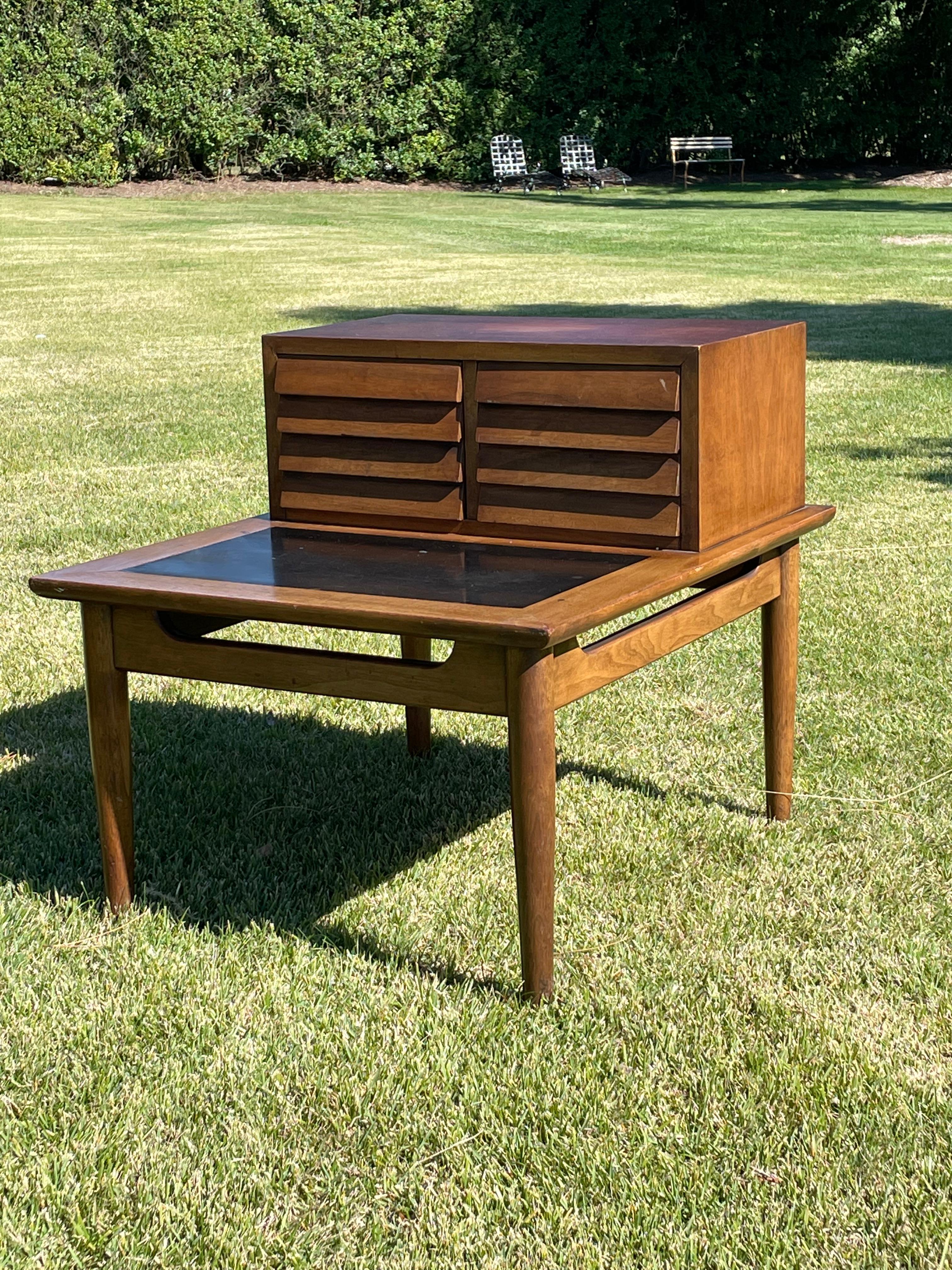 Mid Century Walnut End Tables by Merton Gershun for American of Martinsville 3