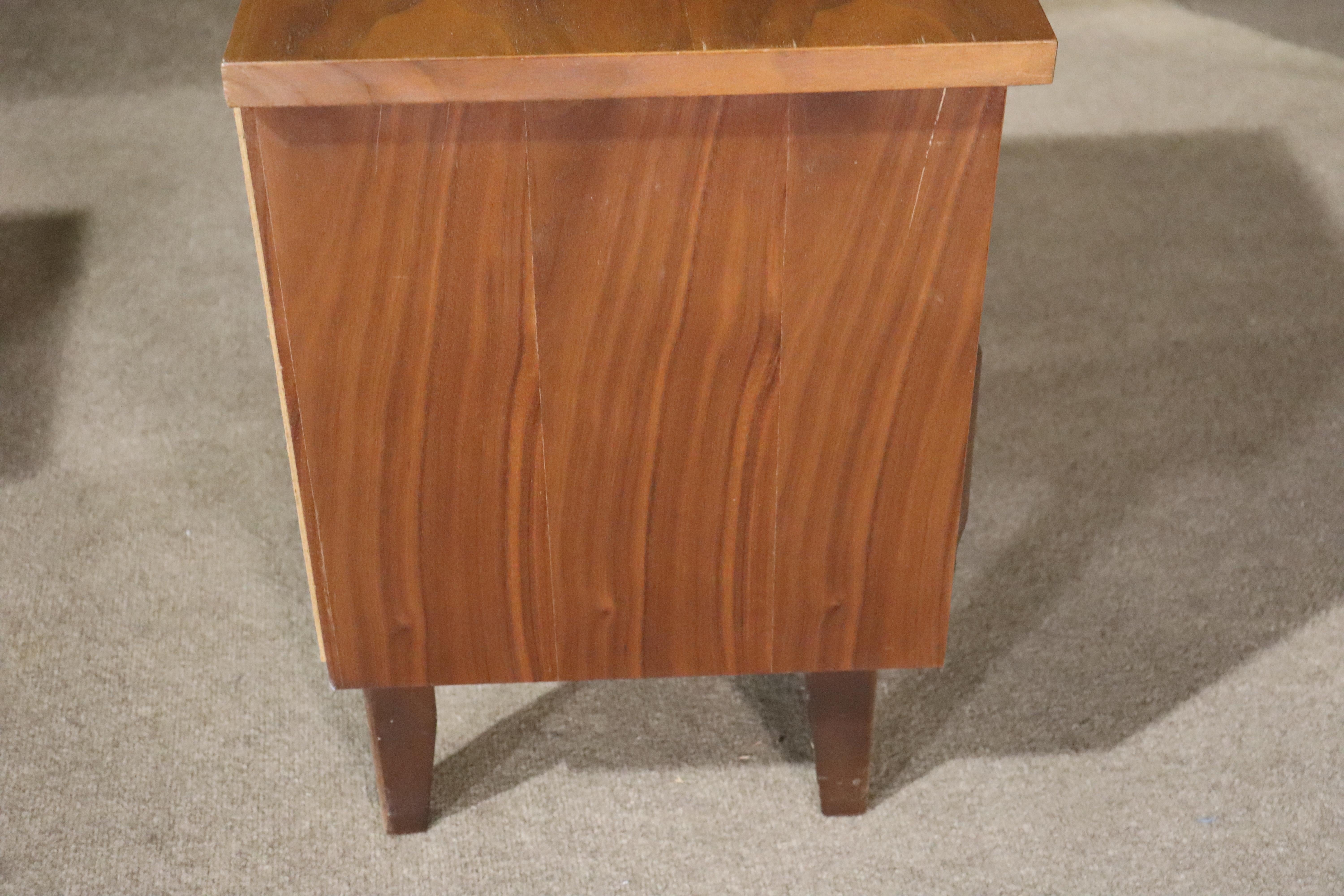 Mid-Century Walnut End Tables For Sale 2