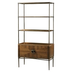 Etagere in noce di metà secolo