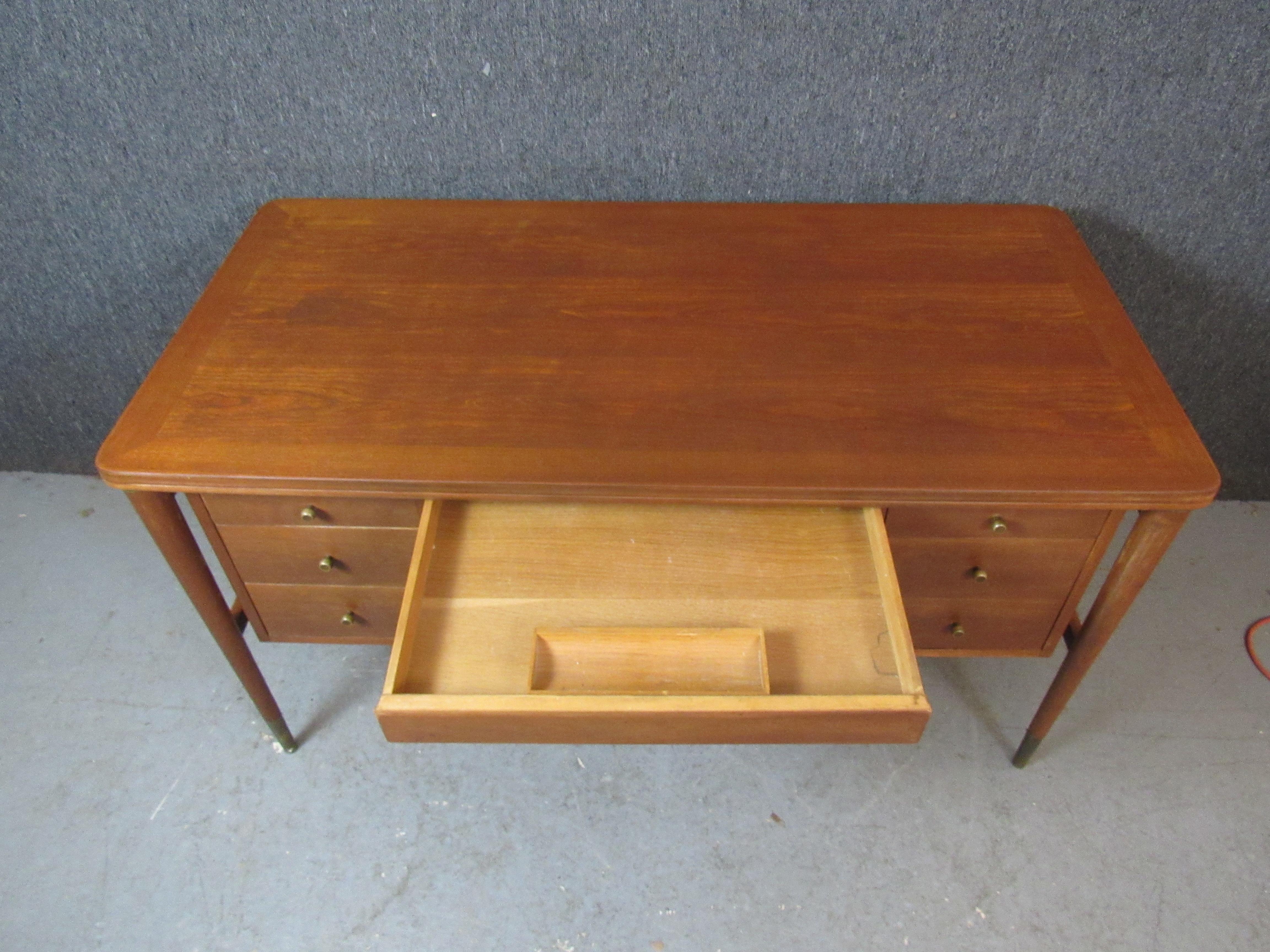 Mid-Century Executive Desk by John Widdicomb For Sale 2
