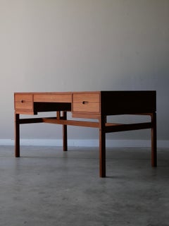 Mid-Century Walnut Expanding Dining Table