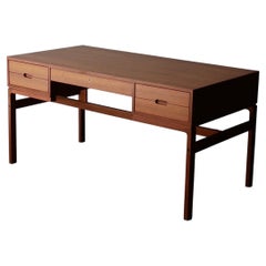 Mid-Century Walnut Expanding Dining Table