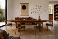 Mid-Century Walnut Extendable Dining Table by Edward J. Wormley for Dunbar