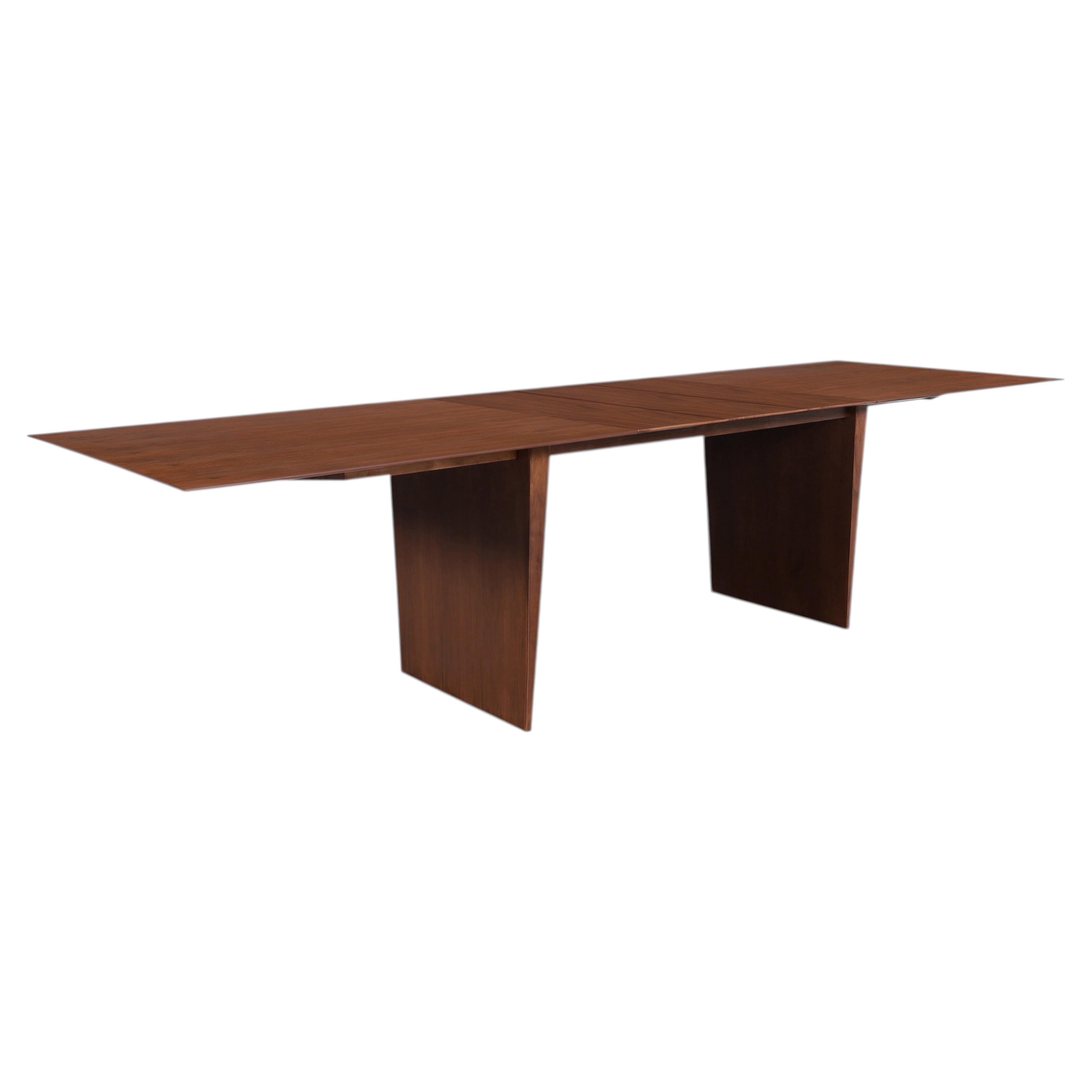 Mid-Century Walnut Extendable Dining Table by Edward J. Wormley for Dunbar