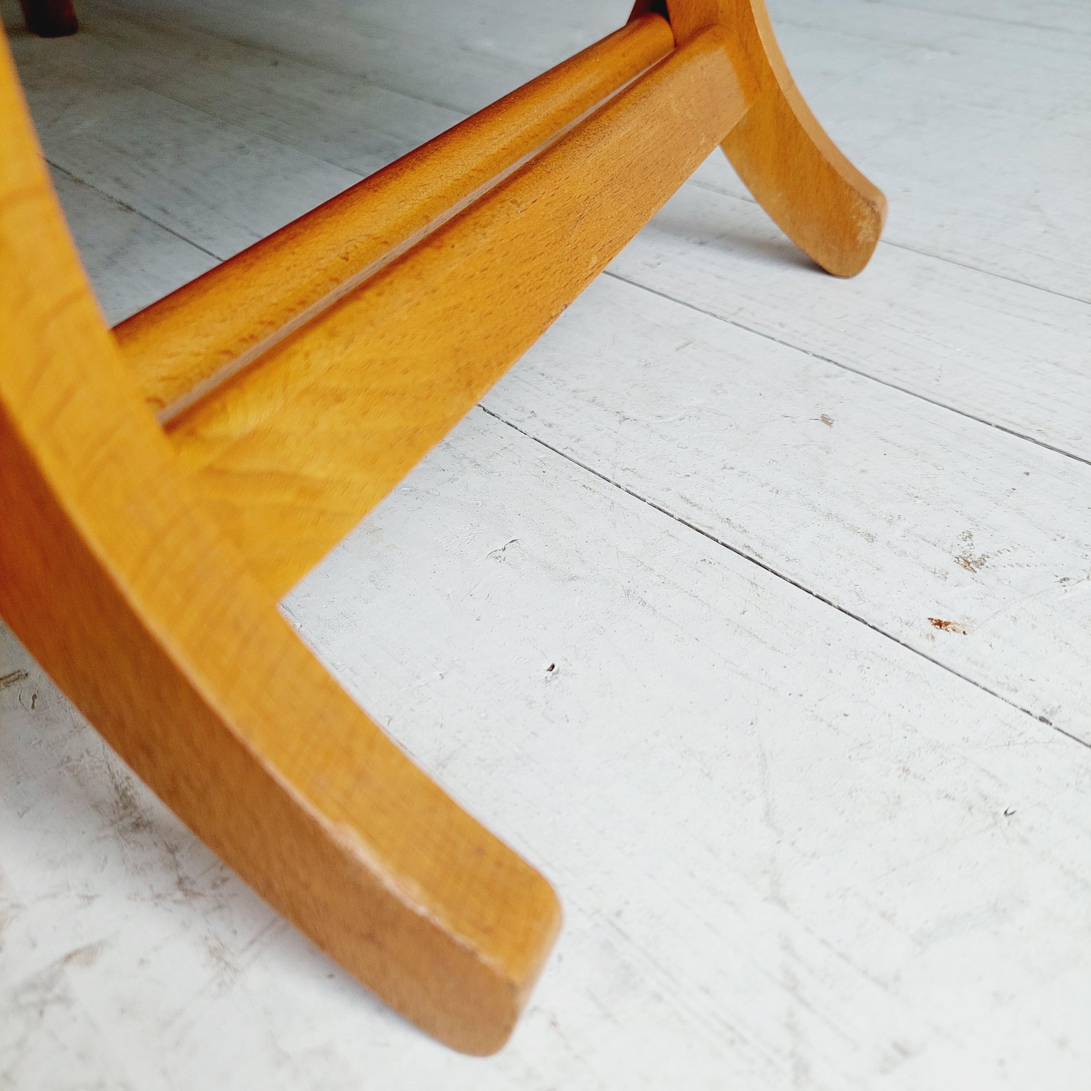 Mid Century Walnut Folding Occasional Side Table By Meredew, 60s For Sale 9