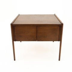 Mid Century Walnut Foyer Entry Console