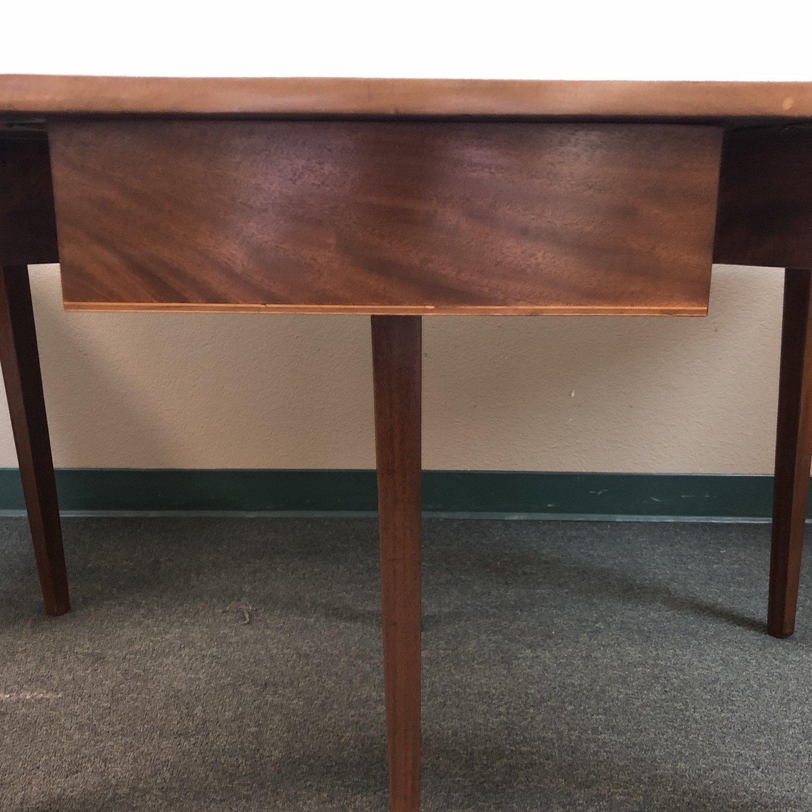 Midcentury Walnut Gate Leg Dining Table and Console For Sale 1