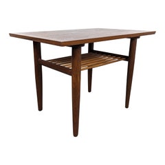 Mid Century Walnut George Nakashima Sundra Tiered Side Table for Widdicomb