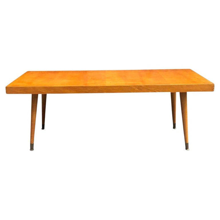 Mid century maple Paul coffee table. 1960’s circa For Sale at