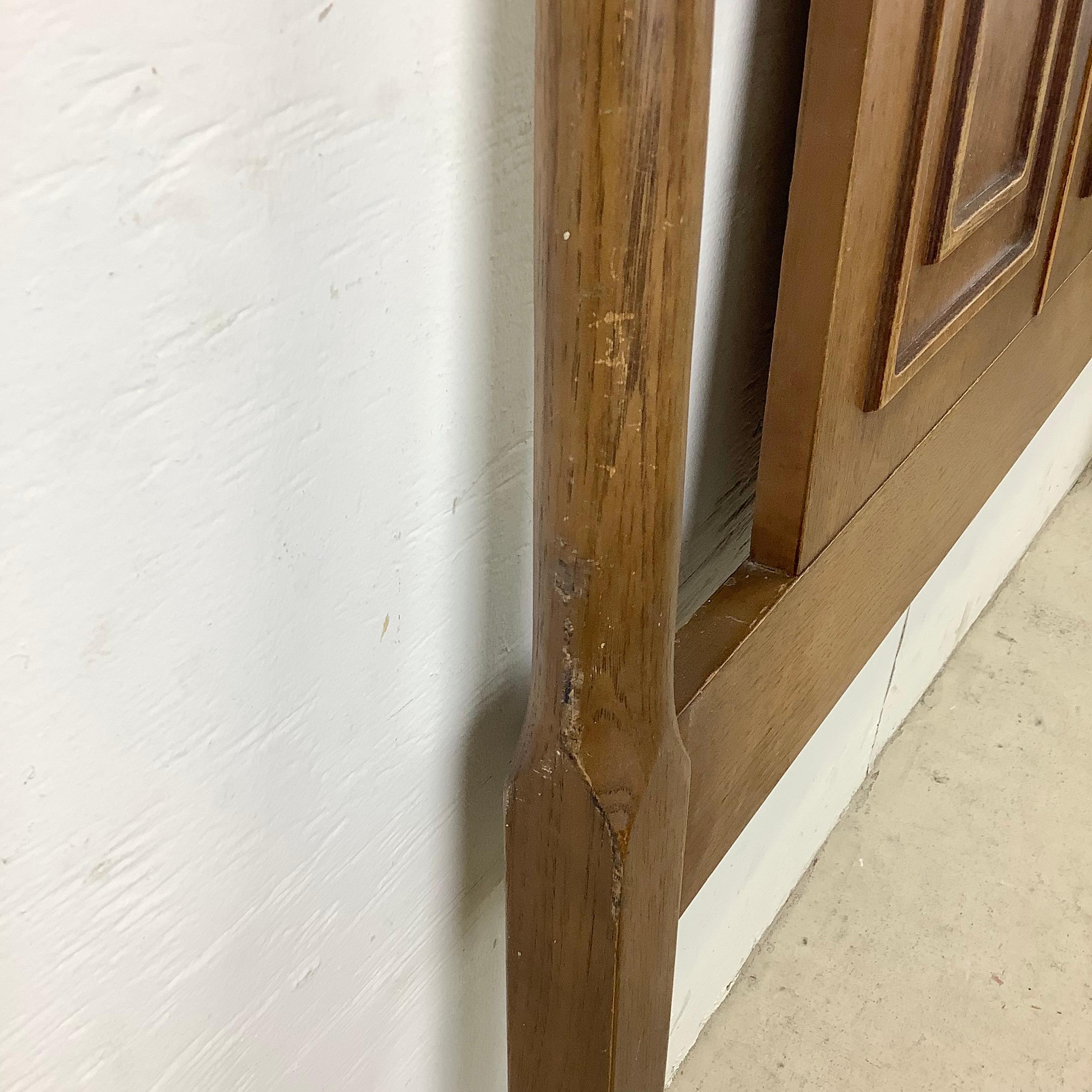 Mid-Century Walnut Headboard- Full or Queen 5