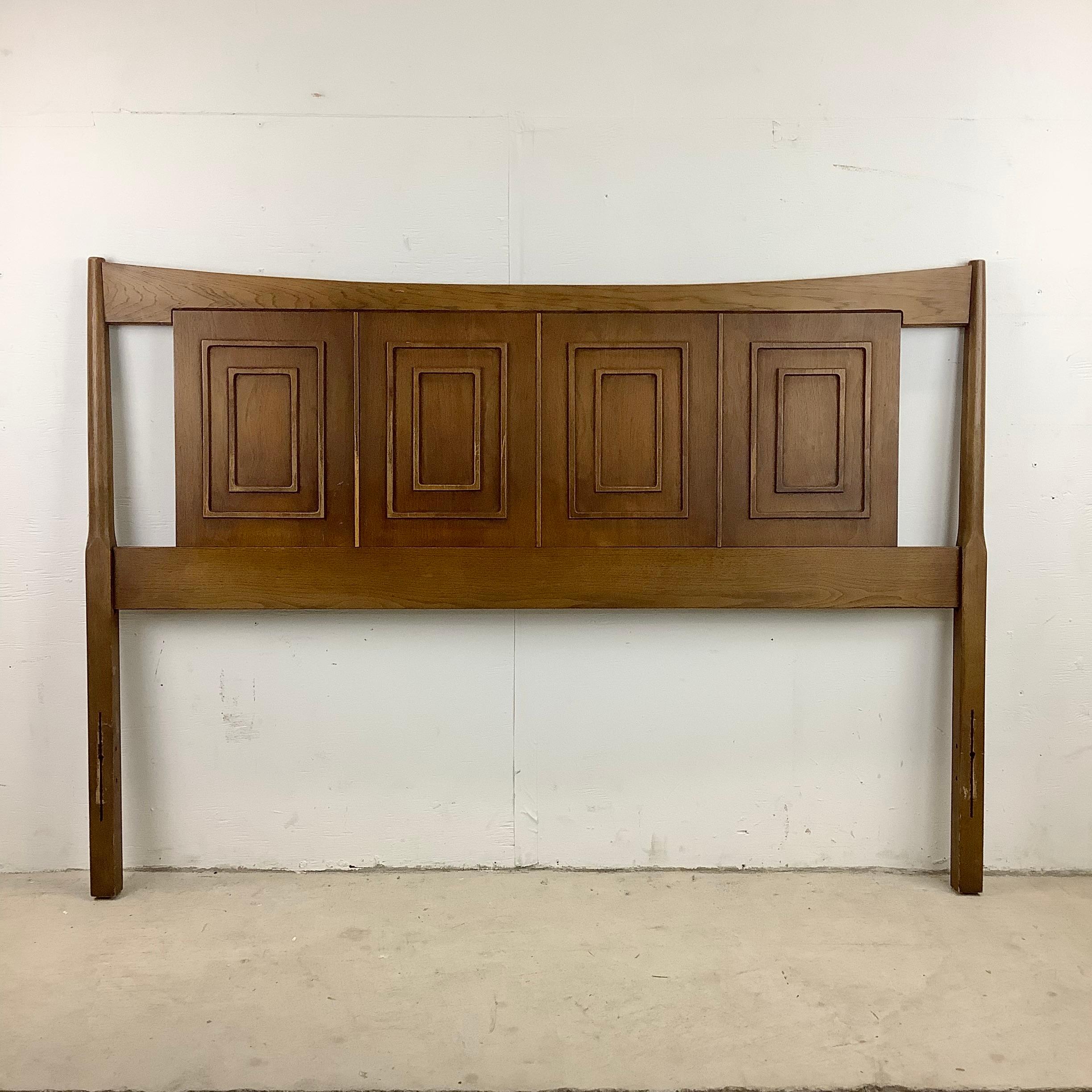 Other Mid-Century Walnut Headboard- Full or Queen