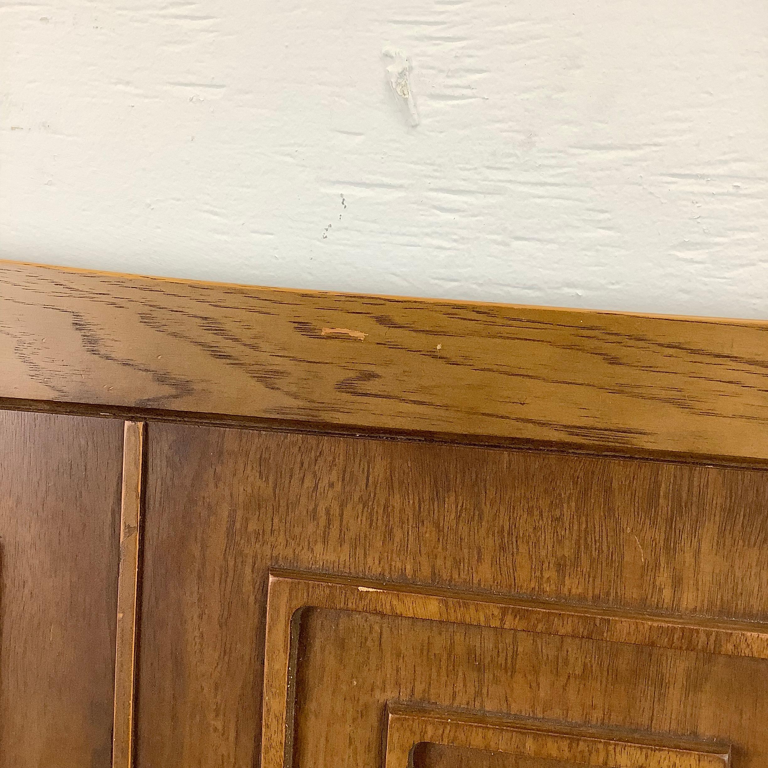 Mid-Century Walnut Headboard- Full or Queen 1