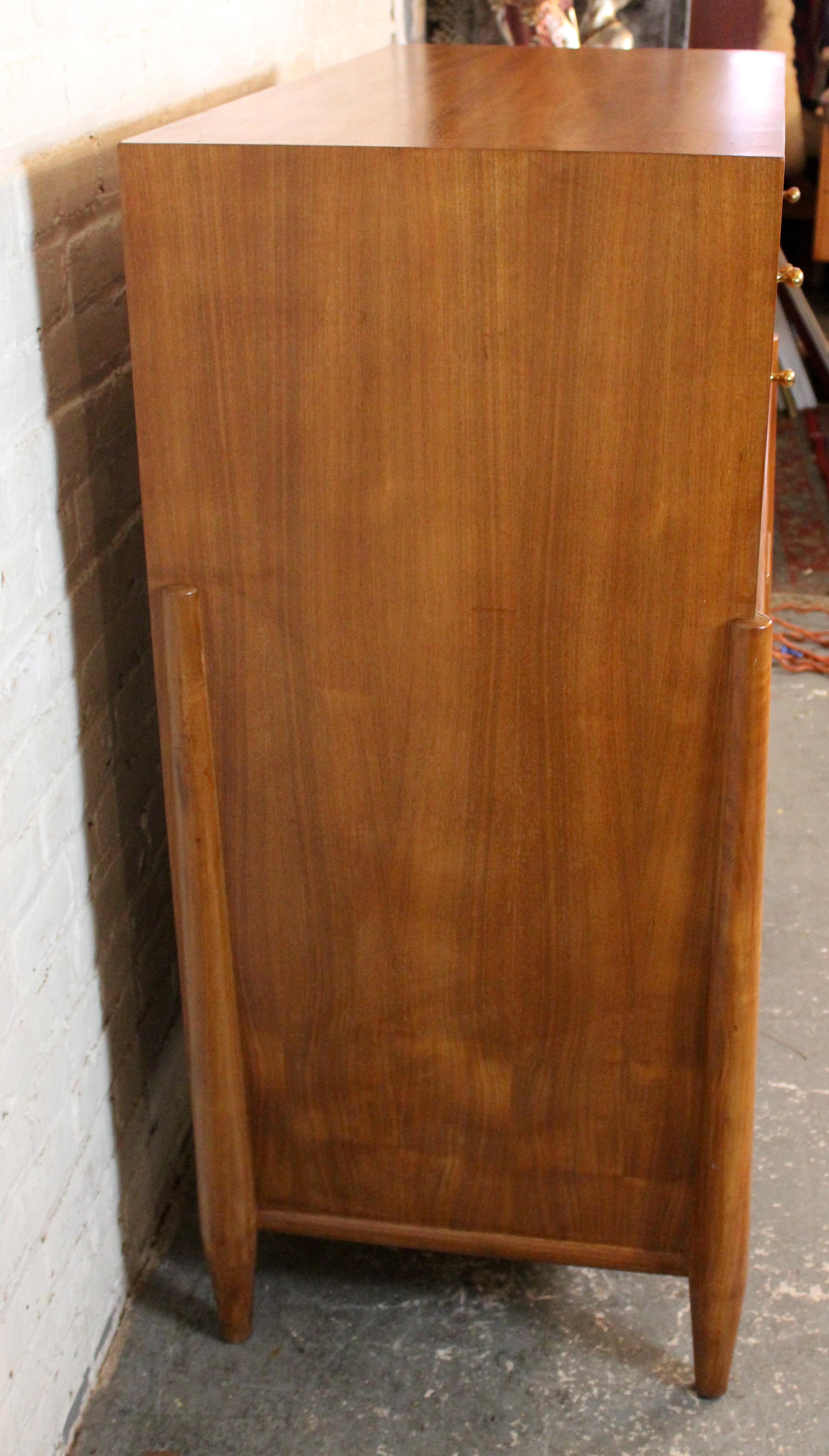 American Mid-Century Walnut Highboy by Modernage Furniture
