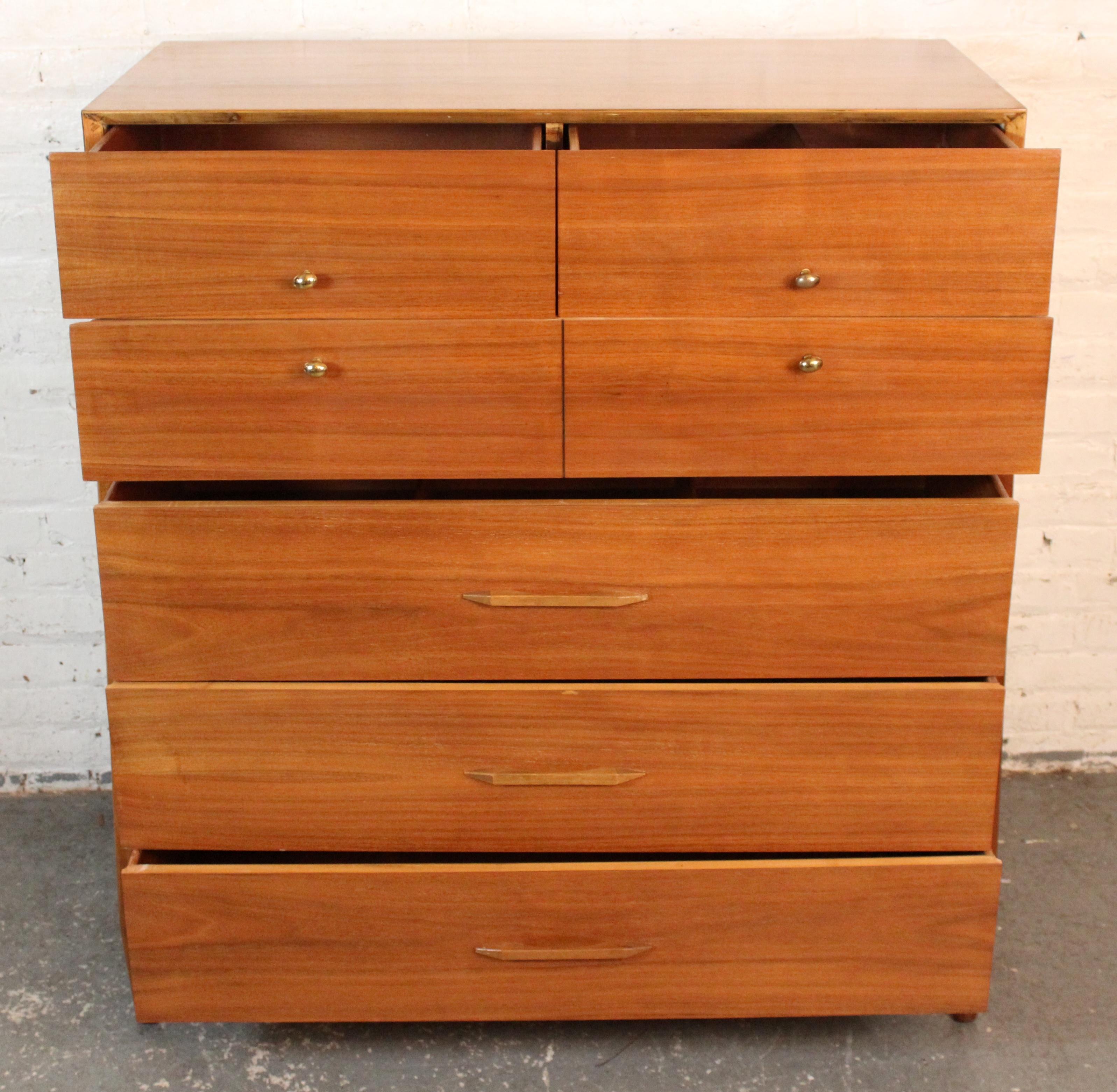 20th Century Mid-Century Walnut Highboy by Modernage Furniture