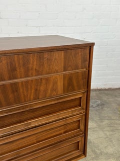 Mid-Century Walnut Highboy Dresser