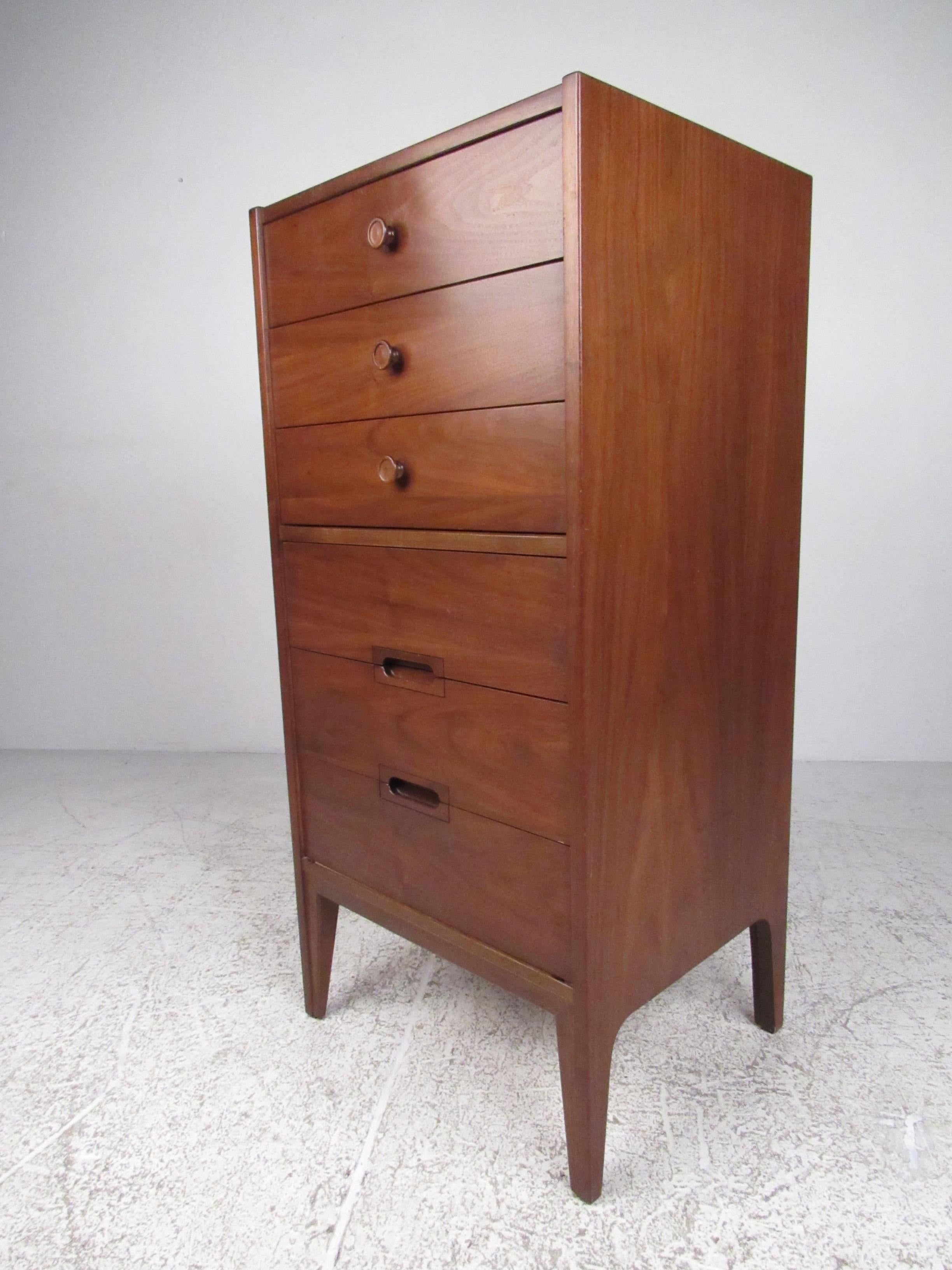 mid century highboy dresser