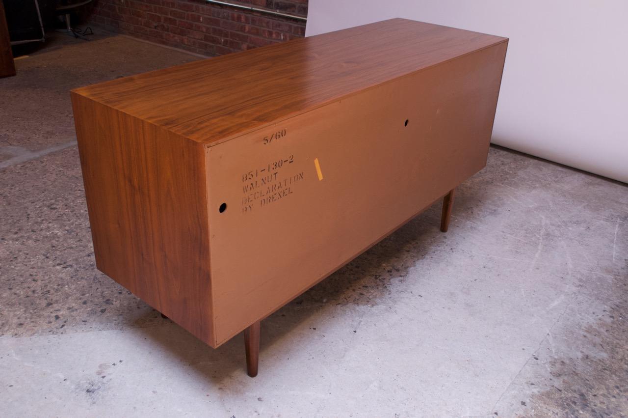 Midcentury Walnut Illuminated Credenza by Kipp Stewart for Drexel Declaration 2