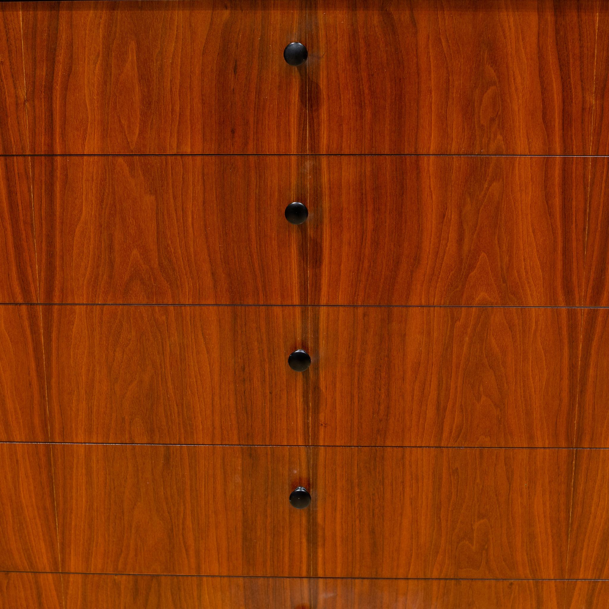 Mid-century Walnut Jack Cartwright for Founders Tall Dresser c.1960 For Sale 1