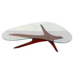 Mid-Century Walnut 'Jacks' Coffee Table by Adrian Pearsall