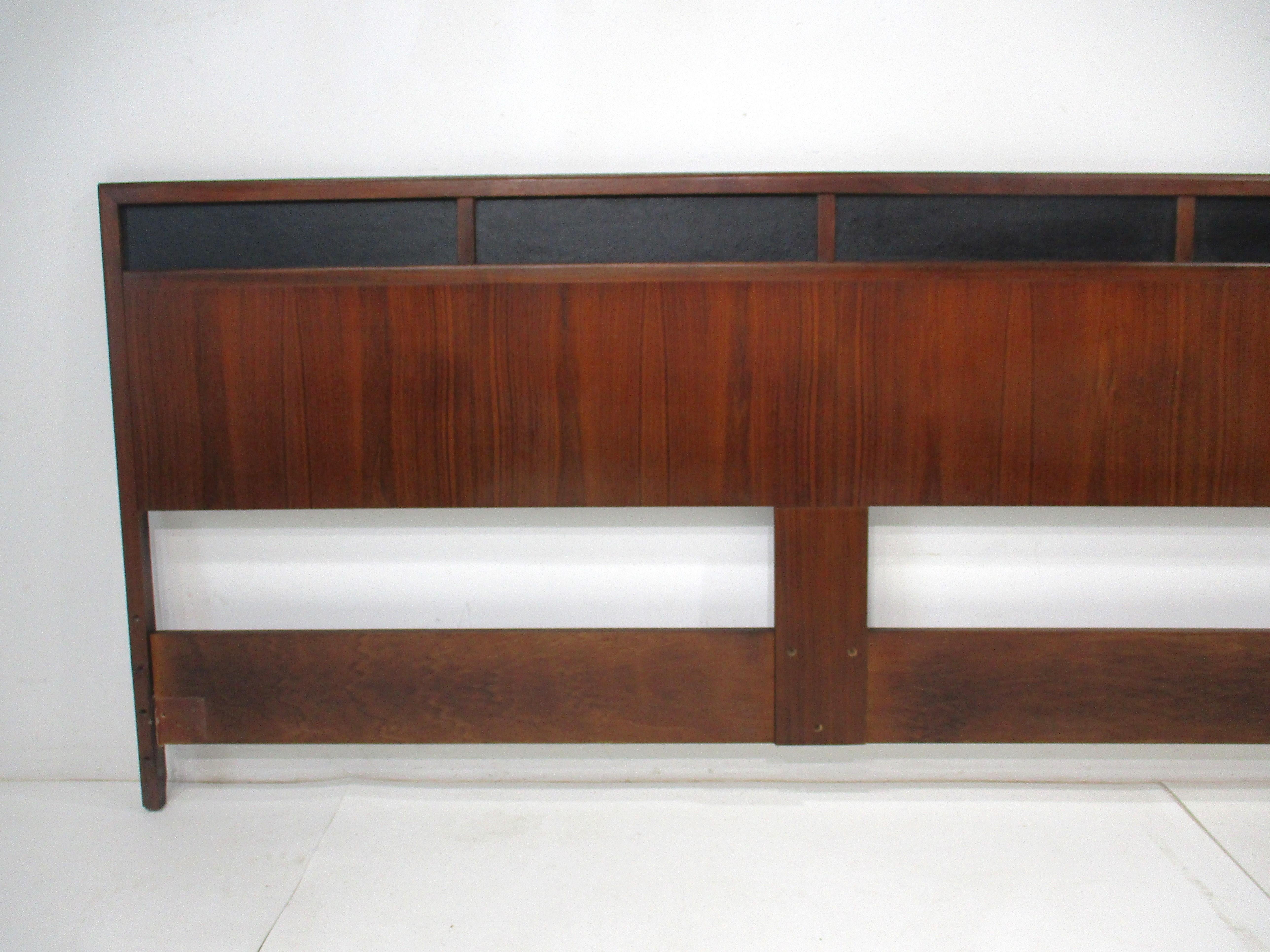 Mid-Century Modern Mid Century Walnut King Headboard by Jack Cartwright for Founders