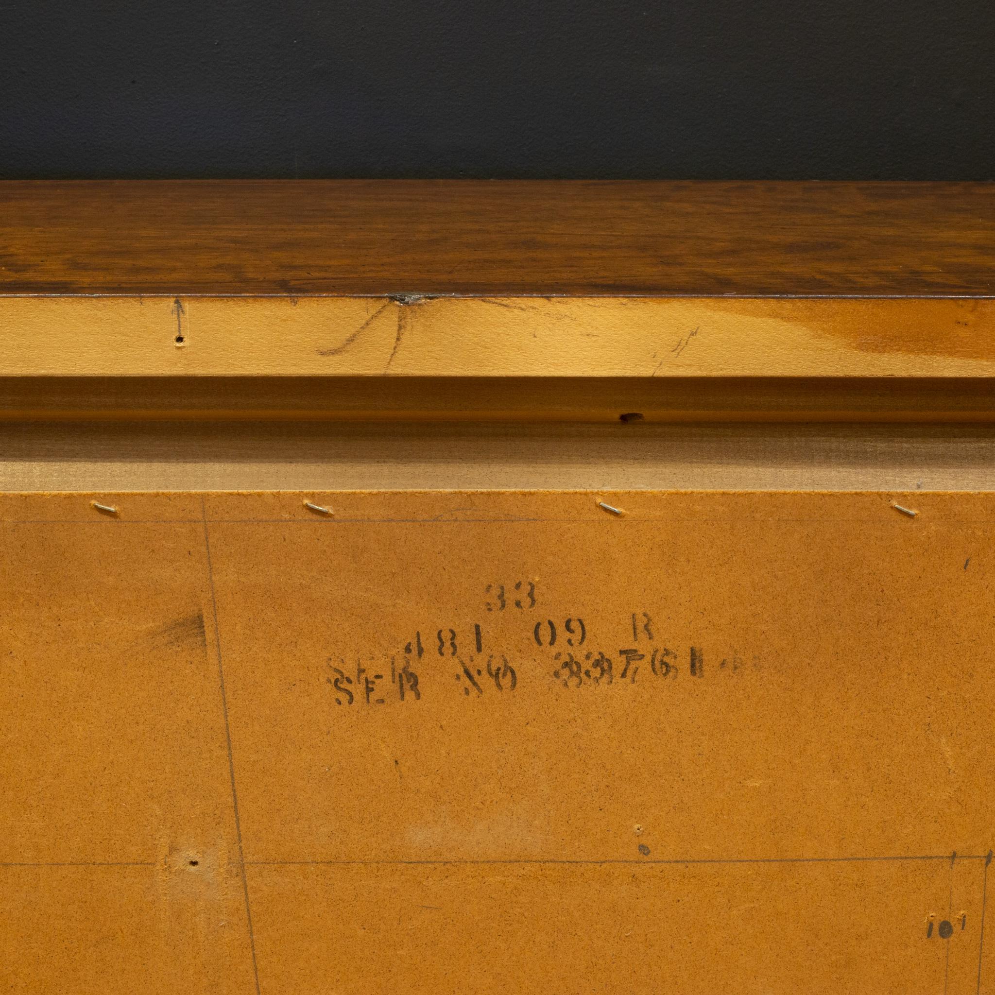 Mid-century Walnut Lane Staccato Brutalist Dresser c.1970 10