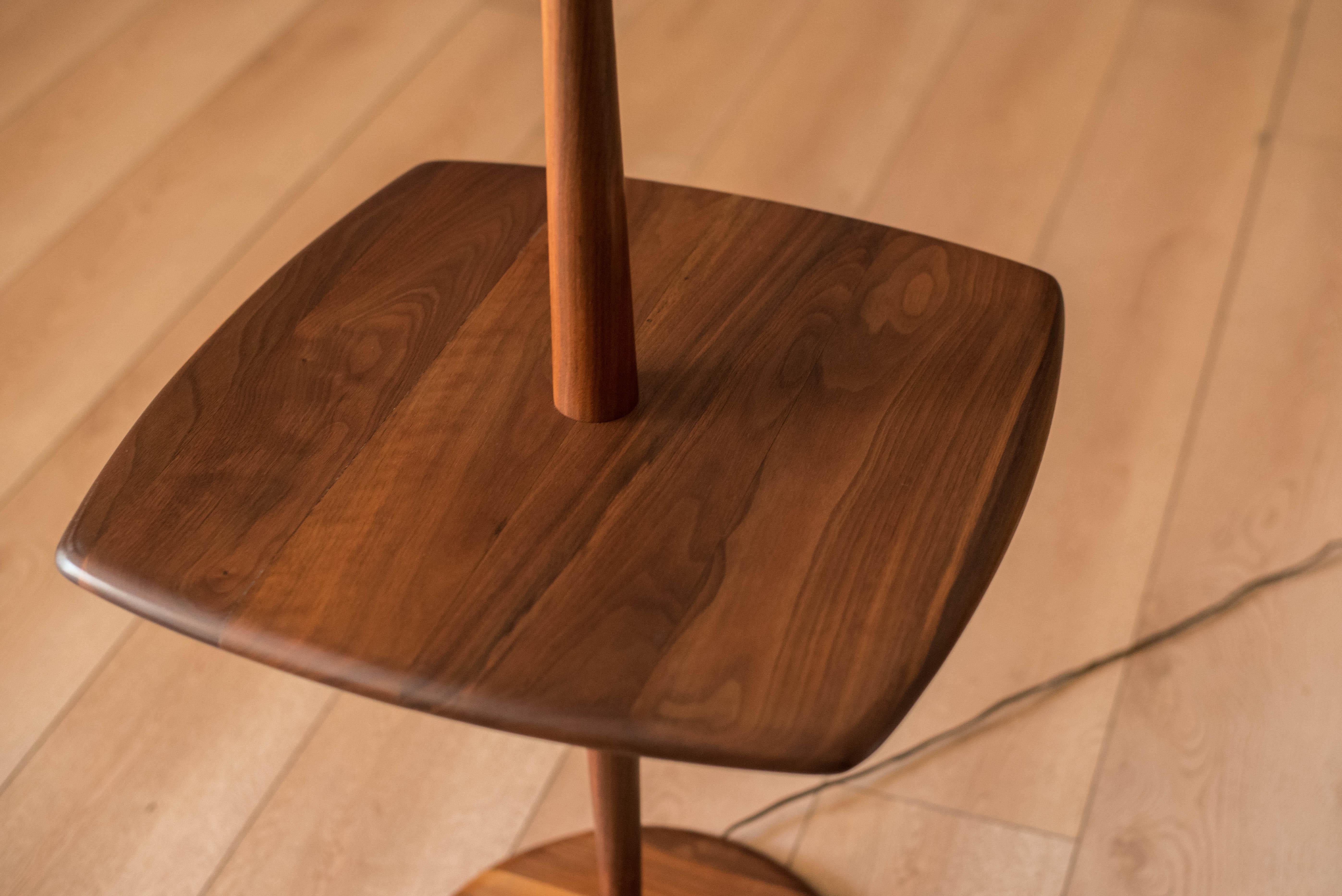 antique lamp table combo