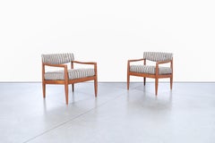 Mid-Century Walnut Lounge Chairs by Adrian Pearsall for Craft Associates