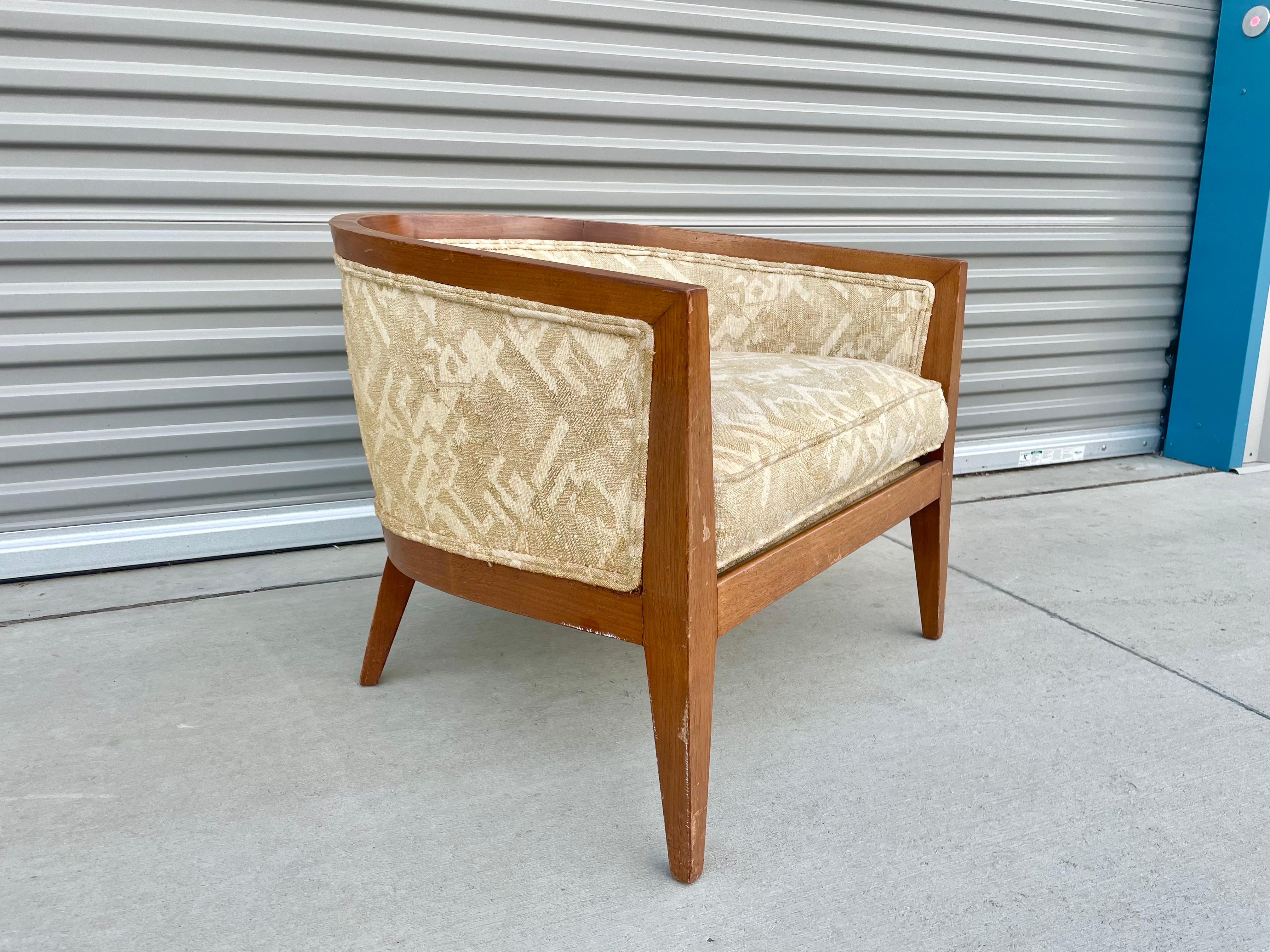 Mid Century Walnut Lounge Chairs For Sale 6