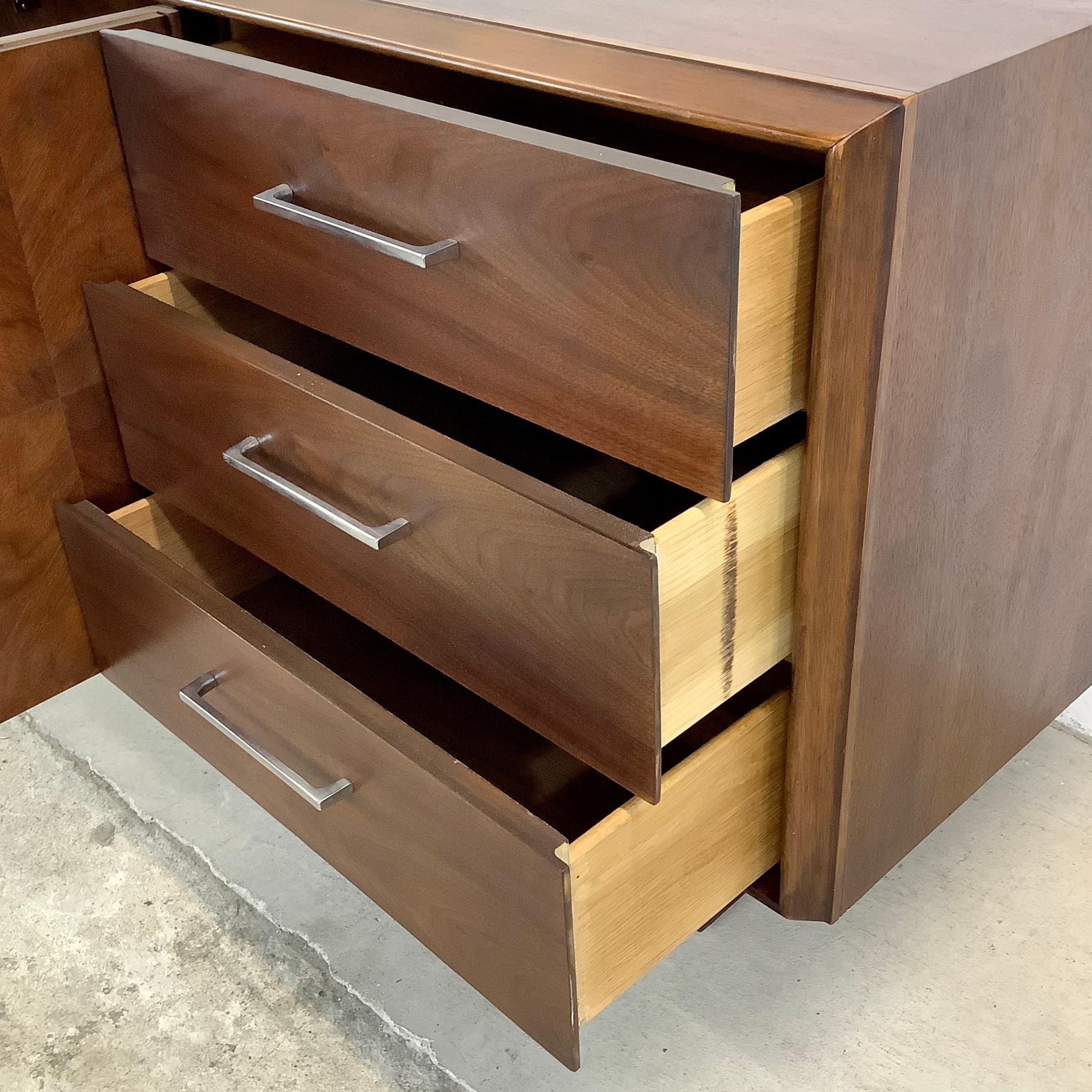 Mid-Century Walnut Lowboy Dresser by Lane Furniture 8