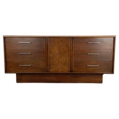 Mid-Century Walnut Lowboy Dresser by Lane Furniture