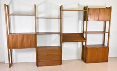Mid-Century Walnut Modular Wall Unit