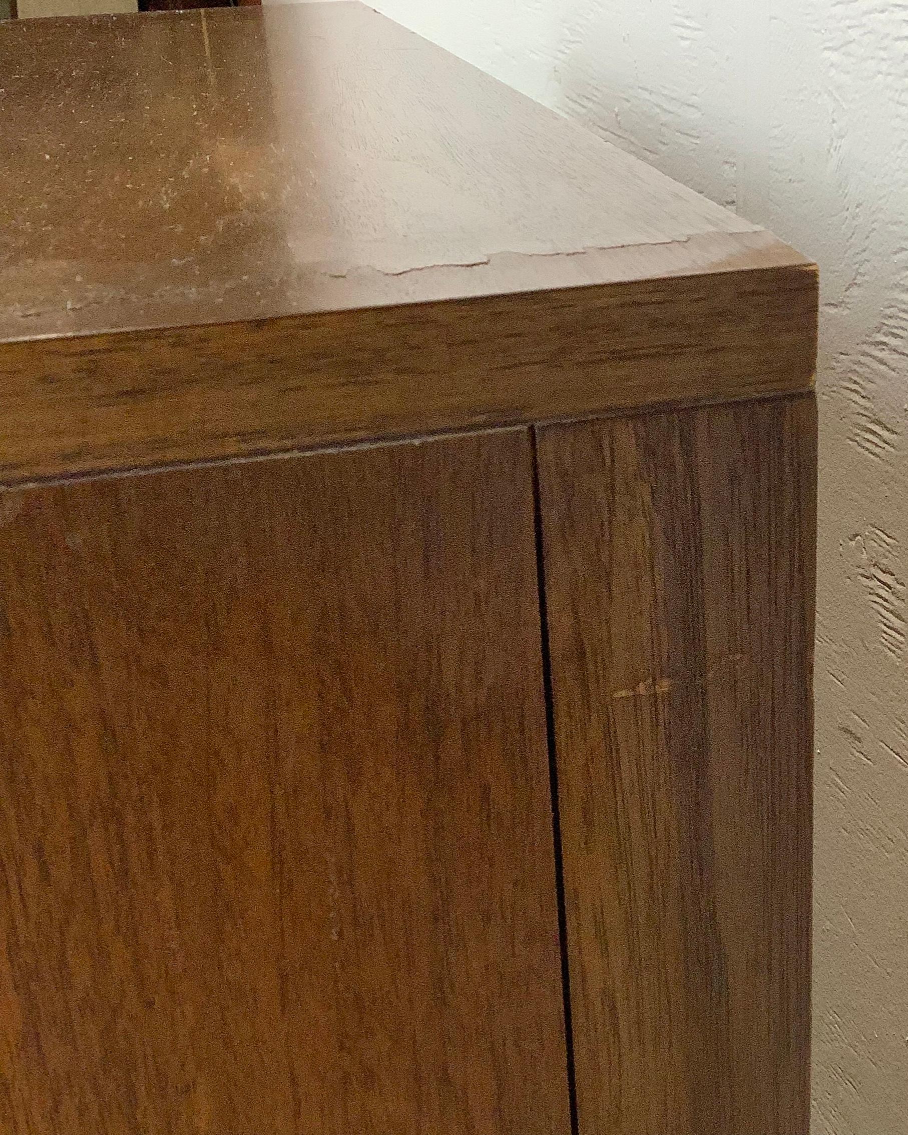 20th Century Mid-Century Walnut Nightstand For Sale