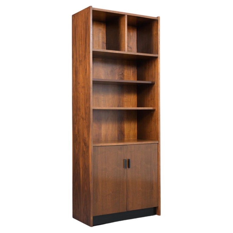 Mid-Century Walnut Open Bookcase at 1stDibs | walnut bookcases for sale