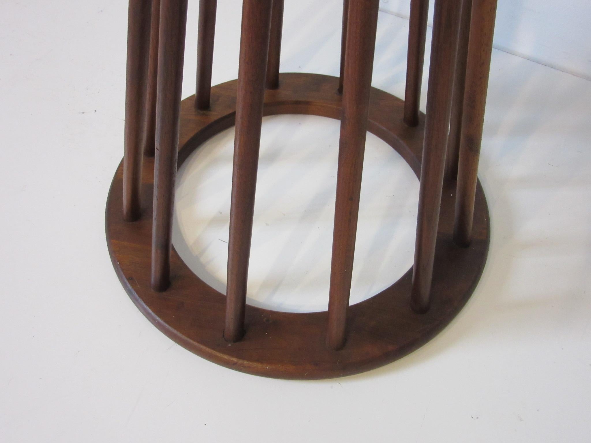 American Midcentury Walnut Side Table by Arthur Umanoff