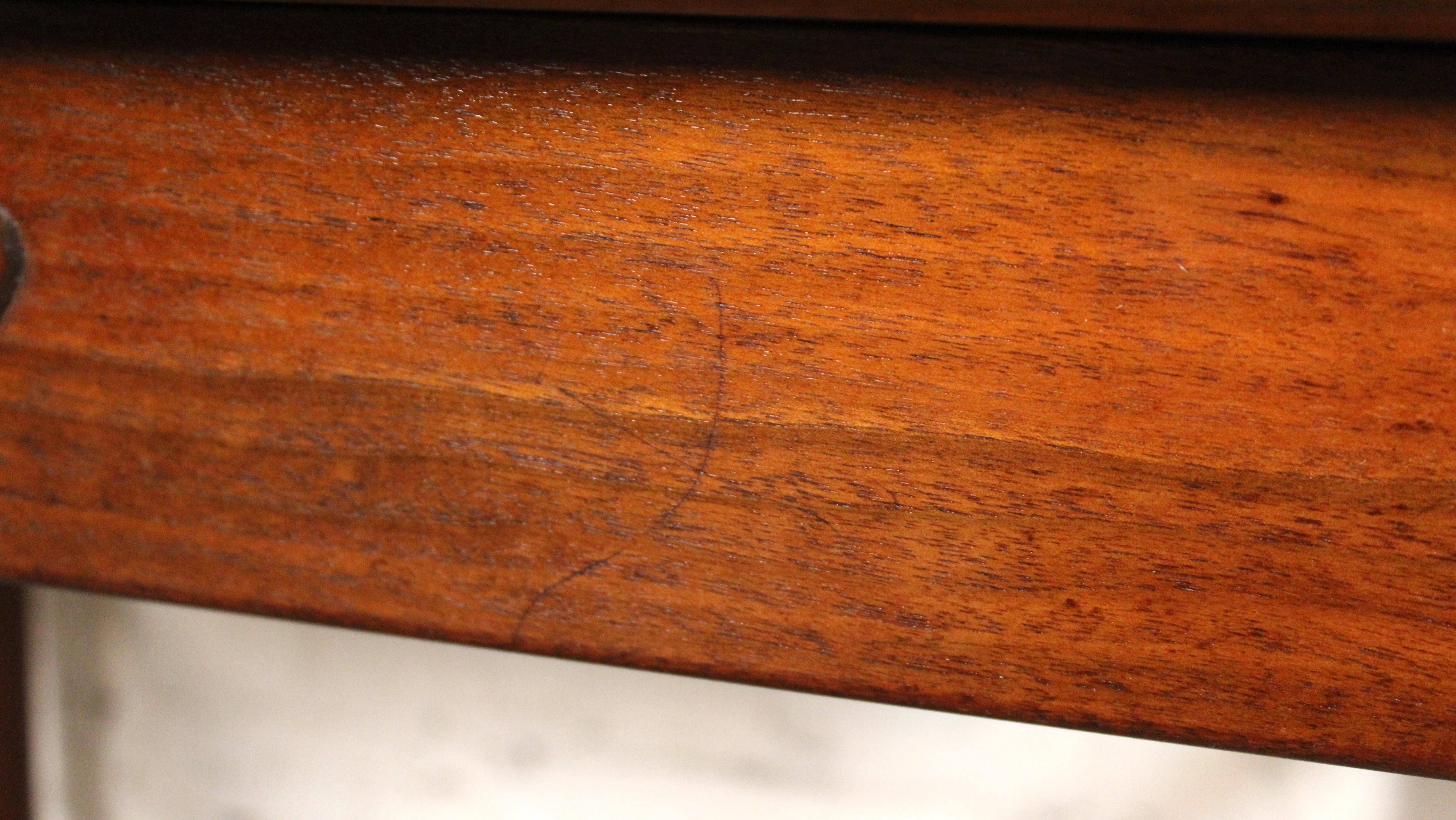 Mid-Century Walnut Side Table by Heritage Furniture For Sale 4